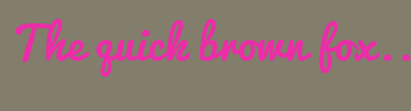Image with Font Color EB2DA8 and Background Color 827E6B